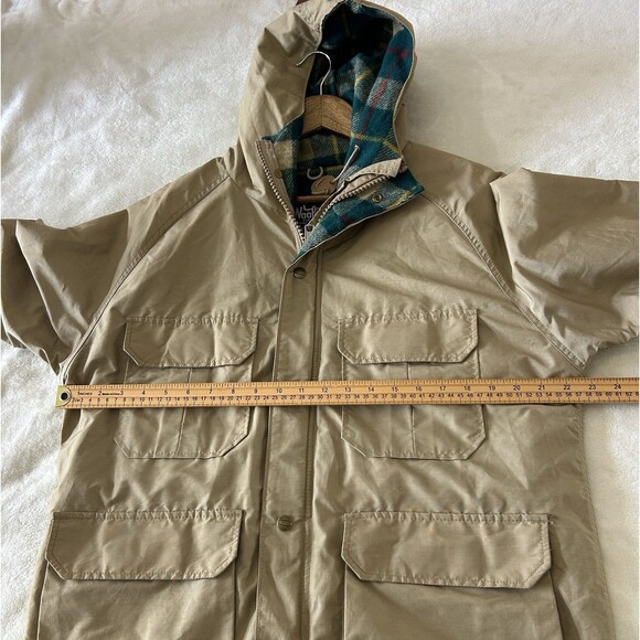 Woolrich Mens Jacket Large Mountain Parka Wool Lined Chore Coat USA Vintage - Picture 6 of 12